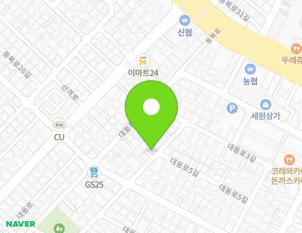 대구광역시 북구 대동로3길 5 (산격동) 지도
