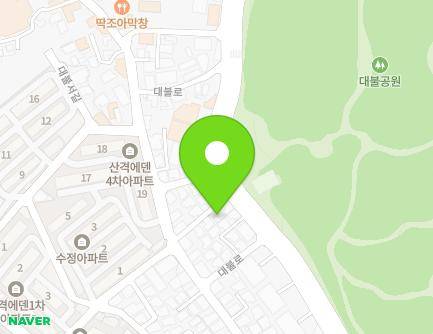 대구광역시 북구 대불로5길 1-1 (산격동) 지도