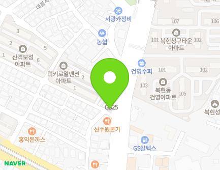 대구광역시 북구 검단로 15 (산격동) 지도