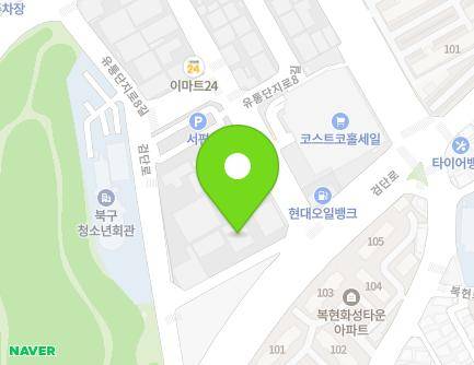 대구광역시 북구 검단로 85 (산격동) 지도