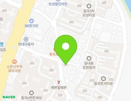 대구광역시 북구 칠곡중앙대로126길 21-2 (읍내동, 공주스위트빌) 지도