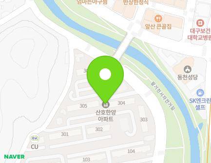 대구광역시 북구 대천로7길 40 (읍내동, 칠곡산호한양아파트) 지도
