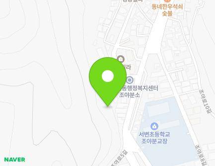 대구광역시 북구 조야로 29-1 (조야동) 지도