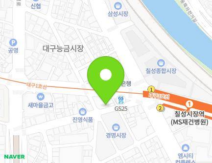 대구광역시 북구 칠성시장로7길 14 (칠성동1가) 지도