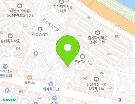 대구광역시 북구 침산남로37길 23-12 (침산동, 백산빌리지) 지도