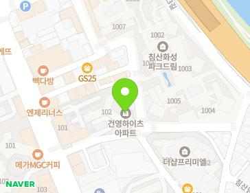 대구광역시 북구 침산로 158 (침산동, 건영하이츠) 지도