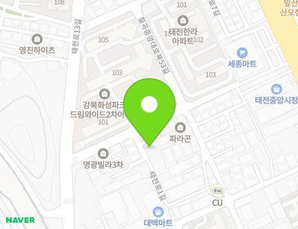 대구광역시 북구 태전로3길 23-5 (태전동, 명광빌라) 지도