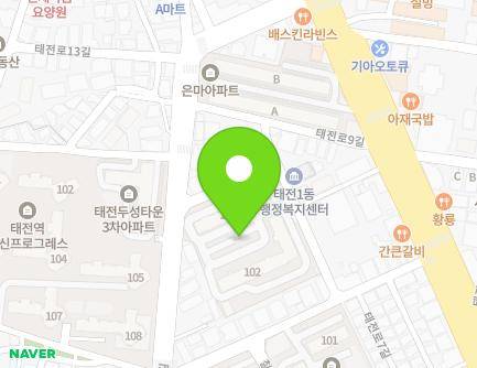 대구광역시 북구 태전로7길 10-17 (태전동, 1차 두성타운 아파트) 지도