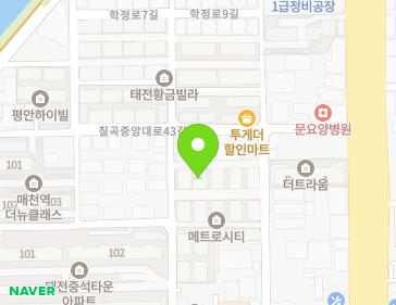 대구광역시 북구 학정로7길 12-5 (태전동, 메트로시티) 지도