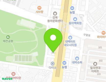 대구광역시 북구 칠곡중앙대로 403 (태전동) 지도