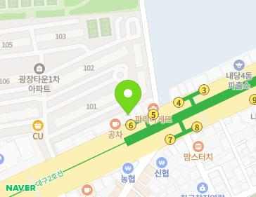 대구광역시 서구 달구벌대로 1721 (내당동) 지도