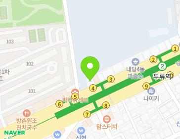 대구광역시 서구 달구벌대로 1727 (내당동) 지도
