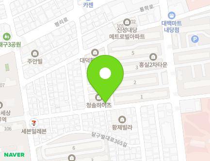 대구광역시 서구 평리로72길 19-1 (내당동, 청솔빌라) 지도