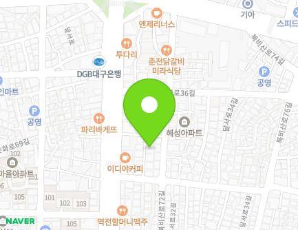 대구광역시 서구 달서로34길 3-10 (비산동, 거성빌라트) 지도
