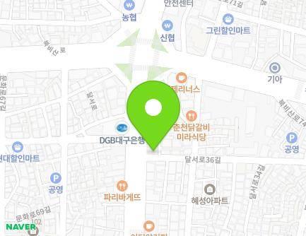 대구광역시 서구 달서로 182 (비산동) 지도
