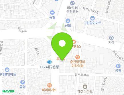 대구광역시 서구 달서로 184-1 (비산동) 지도
