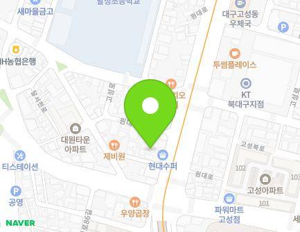 대구광역시 서구 원대로 33-4 (원대동1가) 지도