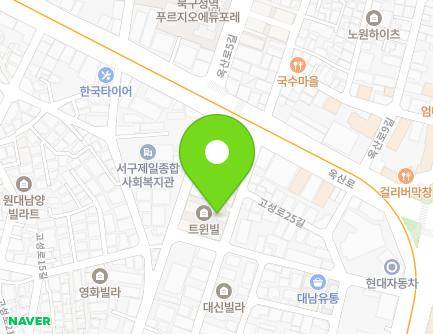 대구광역시 서구 고성로23길 35 (원대동2가, 트윈빌) 지도