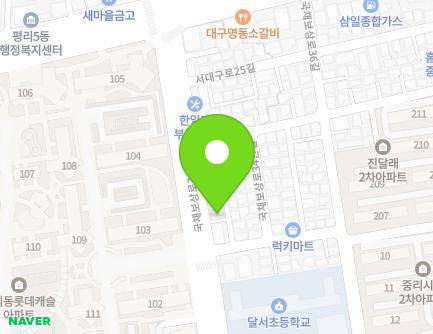 대구광역시 서구 국채보상로34길 19 (중리동) 지도