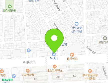 대구광역시 서구 국채보상로 317 (평리동) 지도