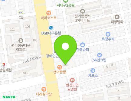 대구광역시 서구 평리로 305 (평리동, 드림팰리스) 지도