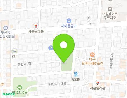 대구광역시 수성구 들안로8길 68-5 (두산동, 두산경로당) 지도