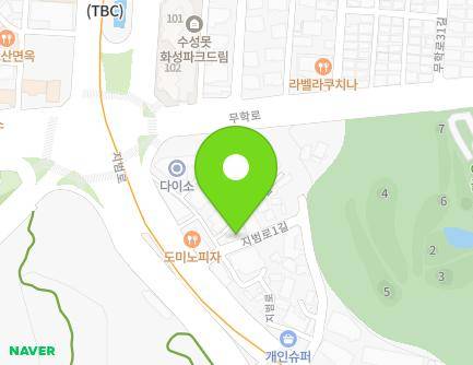 대구광역시 수성구 지범로1길 3 (두산동) 지도