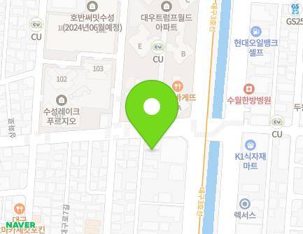 대구광역시 수성구 동대구로7길 14-32 (두산동) 지도