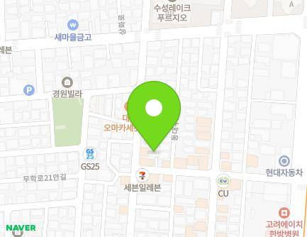 대구광역시 수성구 동대구로7길 38 (두산동) 지도