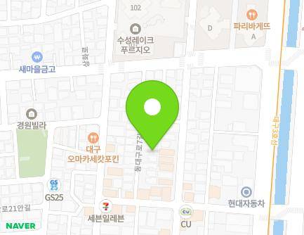 대구광역시 수성구 동대구로7길 34-14 (두산동) 지도