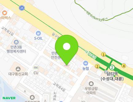 대구광역시 수성구 교학로2길 12 (만촌동) 지도