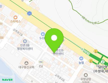 대구광역시 수성구 교학로2길 24 (만촌동) 지도