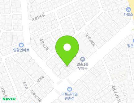 대구광역시 수성구 국채보상로 1071-1 (만촌동) 지도