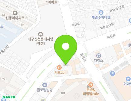 대구광역시 수성구 화랑로 70 (만촌동) 지도