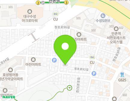 대구광역시 수성구 청호로94길 30 (만촌동) 지도