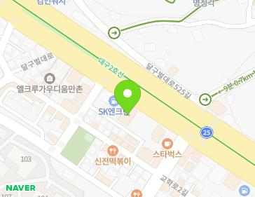 대구광역시 수성구 달구벌대로 2626 (만촌동) 대구광역시 수성구 달구벌대로 2626 (만촌동) 지도