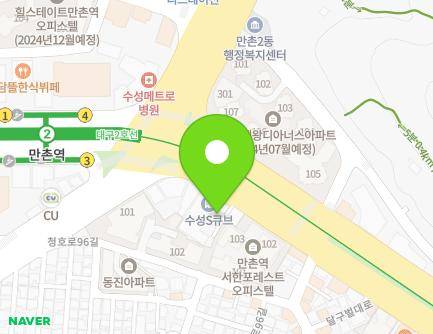 대구광역시 수성구 달구벌대로 2600 (만촌동) 지도