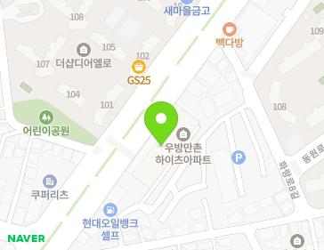 대구광역시 수성구 화랑로 26 (만촌동, 만촌우방하이츠) 지도