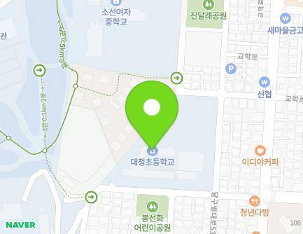 대구광역시 수성구 교학로12길 42 (만촌동, 대청초등학교) 지도