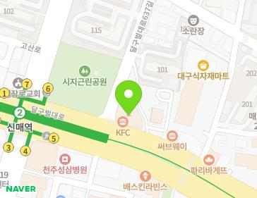대구광역시 수성구 달구벌대로 3197 (매호동) 지도
