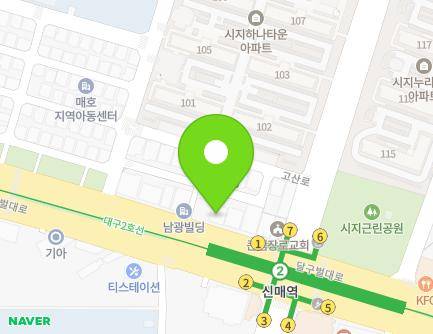 대구광역시 수성구 달구벌대로 3173 (매호동) 지도