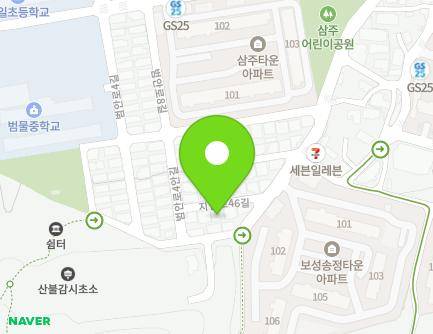 대구광역시 수성구 지범로46길 46-7 (범물동) 지도