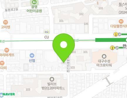 대구광역시 수성구 달구벌대로512길 4 (범어동) 지도