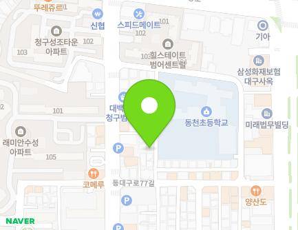 대구광역시 수성구 동대구로77길 34-9 (범어동) 지도