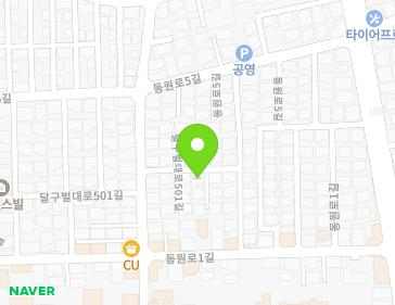 대구광역시 수성구 달구벌대로501길 16-14 (범어동) 지도