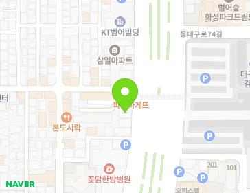 대구광역시 수성구 동대구로 363 (범어동) 지도