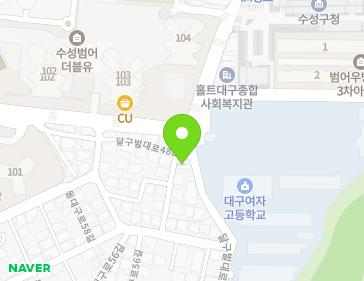 대구광역시 수성구 달구벌대로488길 22 (범어동) 지도