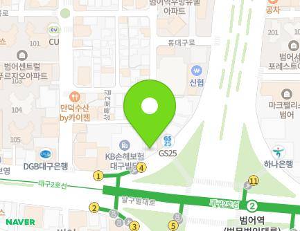 대구광역시 수성구 달구벌대로 2401 (범어동) 지도