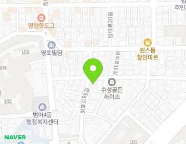 대구광역시 수성구 청호로85길 42 (범어동, 태형빌라) 지도