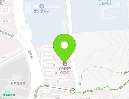 대구광역시 수성구 청호로 340 (범어동, 목련아파트) 지도